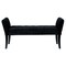 Armen Living Chatham Bench in Black Velvet LC0845BEBL - alternate 2